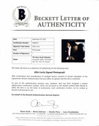 Alfie Curtis Signed & Insc "He Doesn't Like You" Star Wars 11x14 Photo Beckett1
