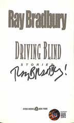 Ray Bradbury Signed Driving Blind Book Beckett Authenticated0