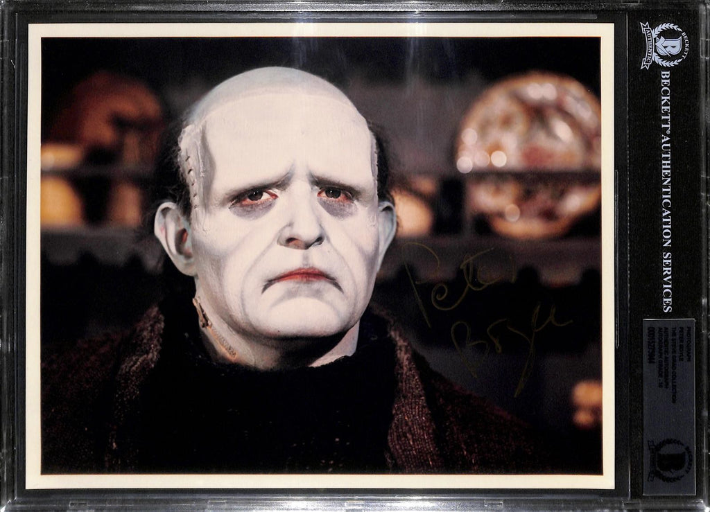 Peter Boyle RARE Signed Young Frankenstein 8x10 Photo Beckett0