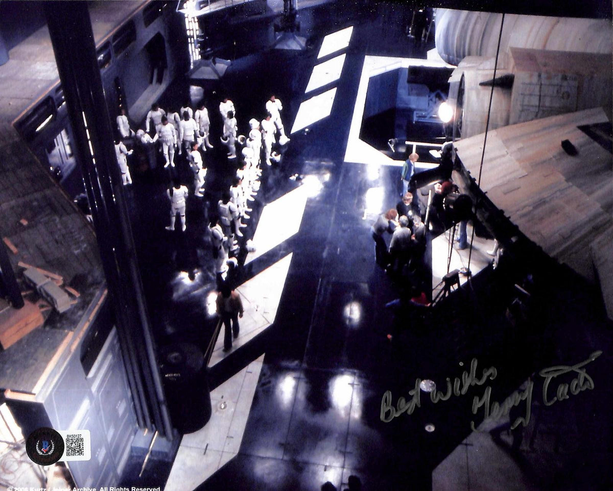 Terry Cade Signed Star Wars Stormtrooper 8x10 Photo Beckett0