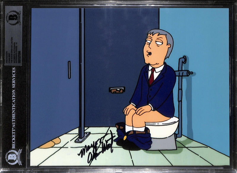 Adam West Signed Family Guy Photo "Mayor West" 8x10 Beckett0