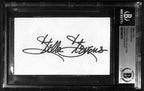 Stella Stevens Signed Index Card Beckett Slab0