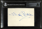 Max Baer "Jethro" Beverly Hillbillies Signed 5x7 Index Card Beckett0
