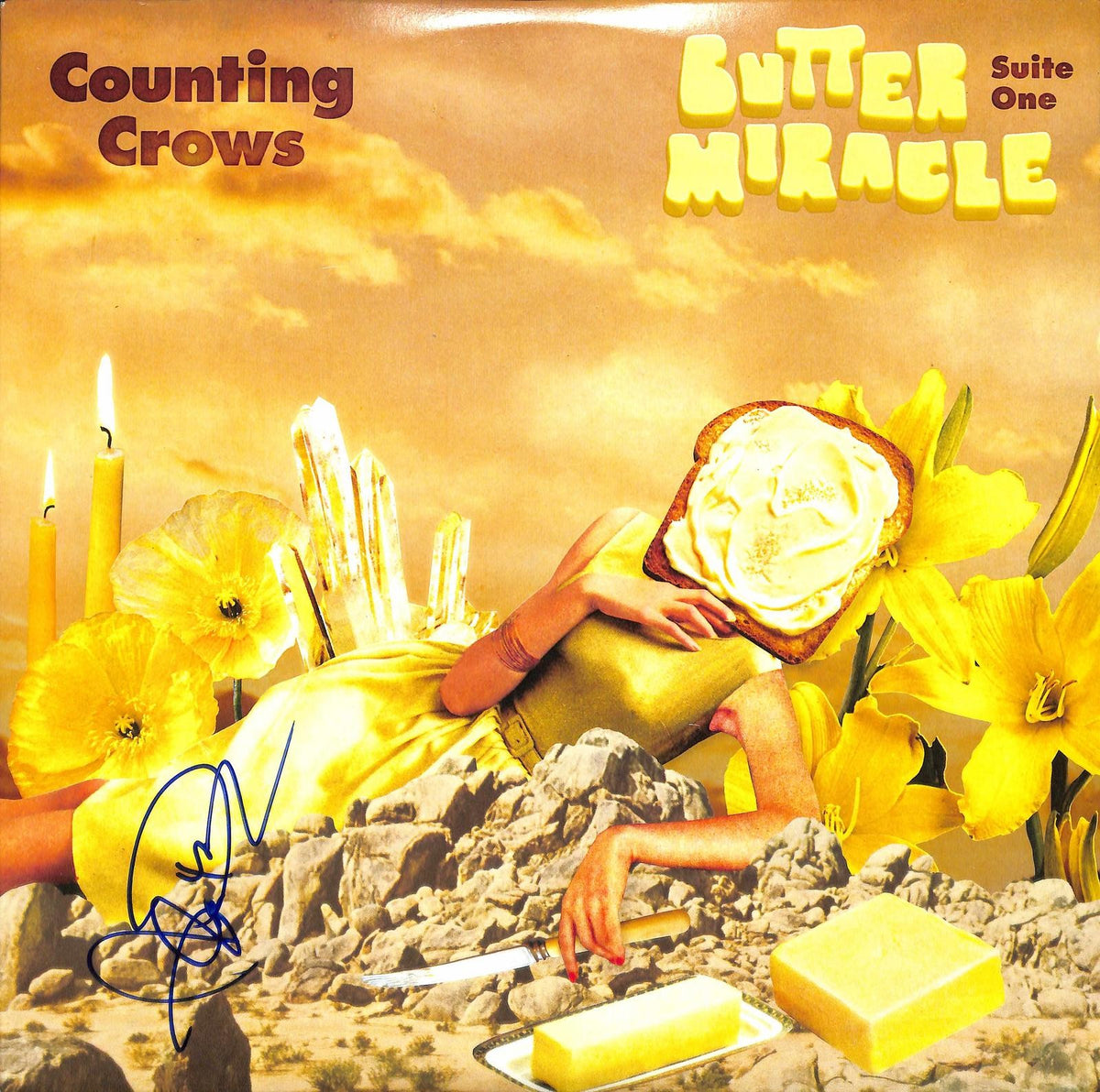 Adam Duritz Signed Counting Crows "Butter Miracle" Album Beckett Authenticated0