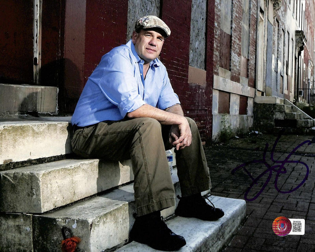 David Simon Creator of The Wire Signed Photograph 8x10 BECKETT0