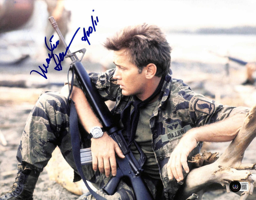 Martin Sheen Signed 11x14 Apocalypse Now Photograph Beckett0