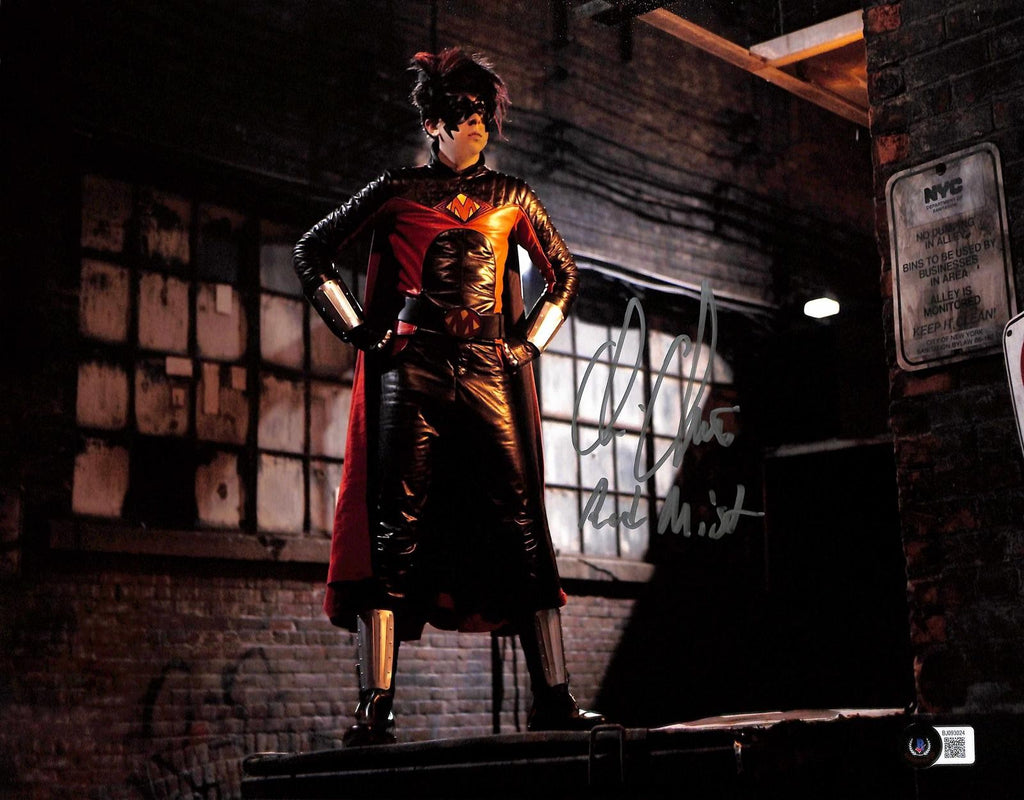 Christopher Mintz-Plasse Signed & Inscribed Kick-Ass Red Mist Photo 11x14 BAS0