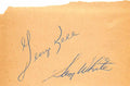 George Kell & Sam White Boston Red Sox Signed Cut Autograph0