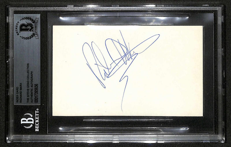 Richard Marx Singer Signed Index Card Beckett Slab0