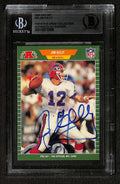 Jim Kelly Signed 1989 Pro Set Buffalo Bills HOF Card Beckett0