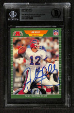 Jim Kelly Signed 1989 Pro Set Buffalo Bills HOF Card Beckett0