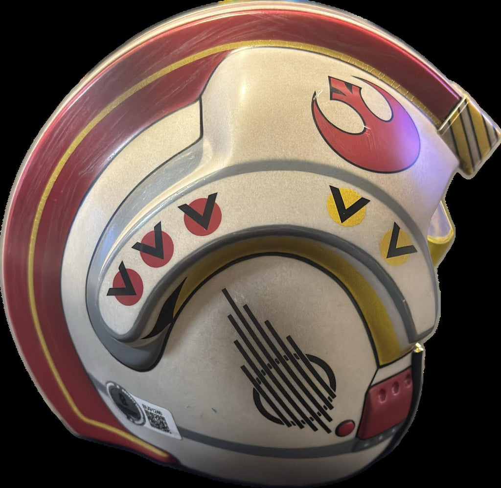 Denis Lawson Signed Star Wars Wedge Riddell Mini X-Wing Helmet2