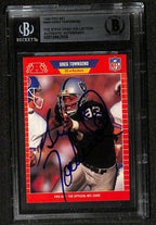 Greg Townsend Signed 1989 Pro Set Raiders Card Beckett0