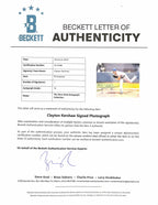Clayton Kershaw LA Dodgers Signed 11x14 Photo BECKETT AUTO 101