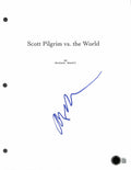 Aubrey Plaza Signed 'Scott Pilgrim vs. the World' Script Cover BECKETT0