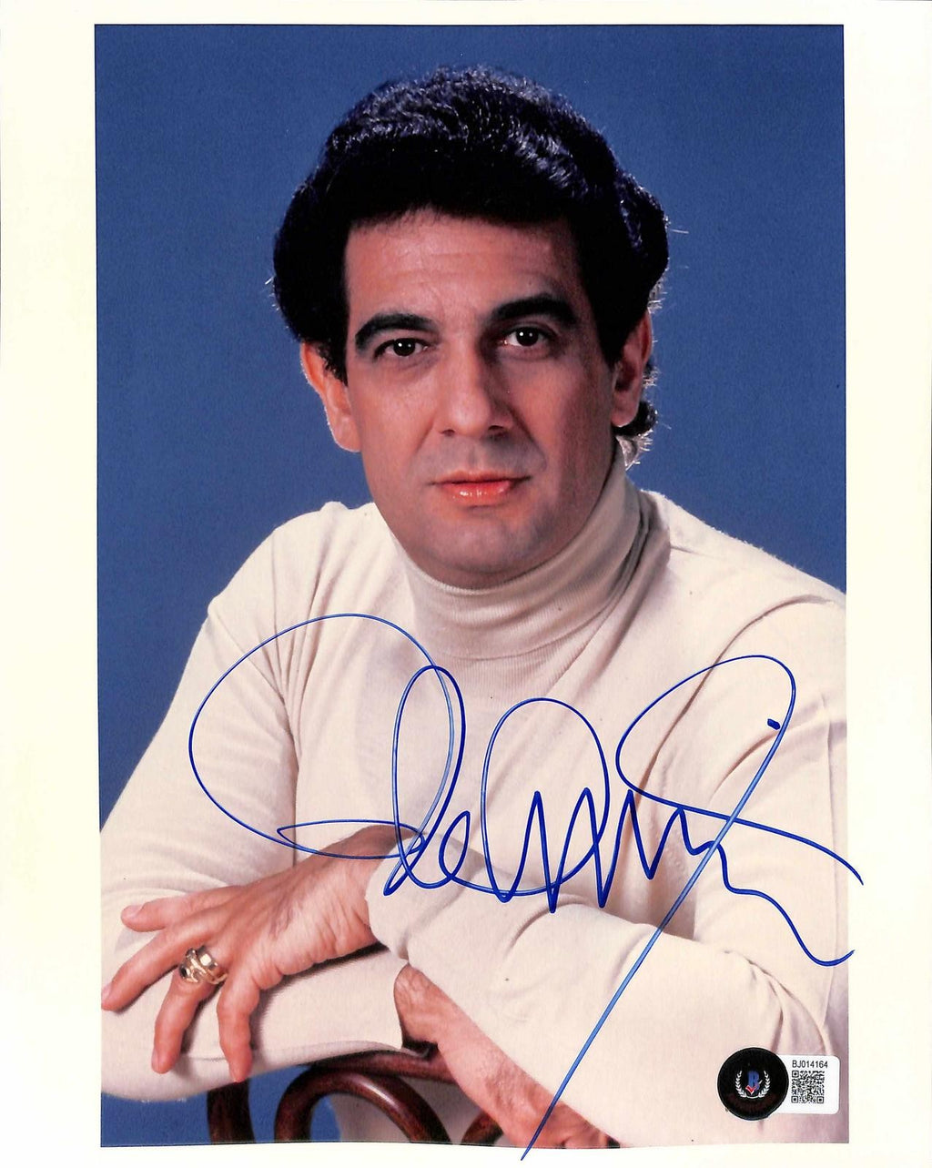 Placido Domingo Opera Singer Signed 8x10 Photo Beckett Authenticated0