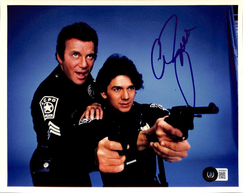 Adrian Zmed TJ Hooker Signed 8x10 Photo Beckett Certified0