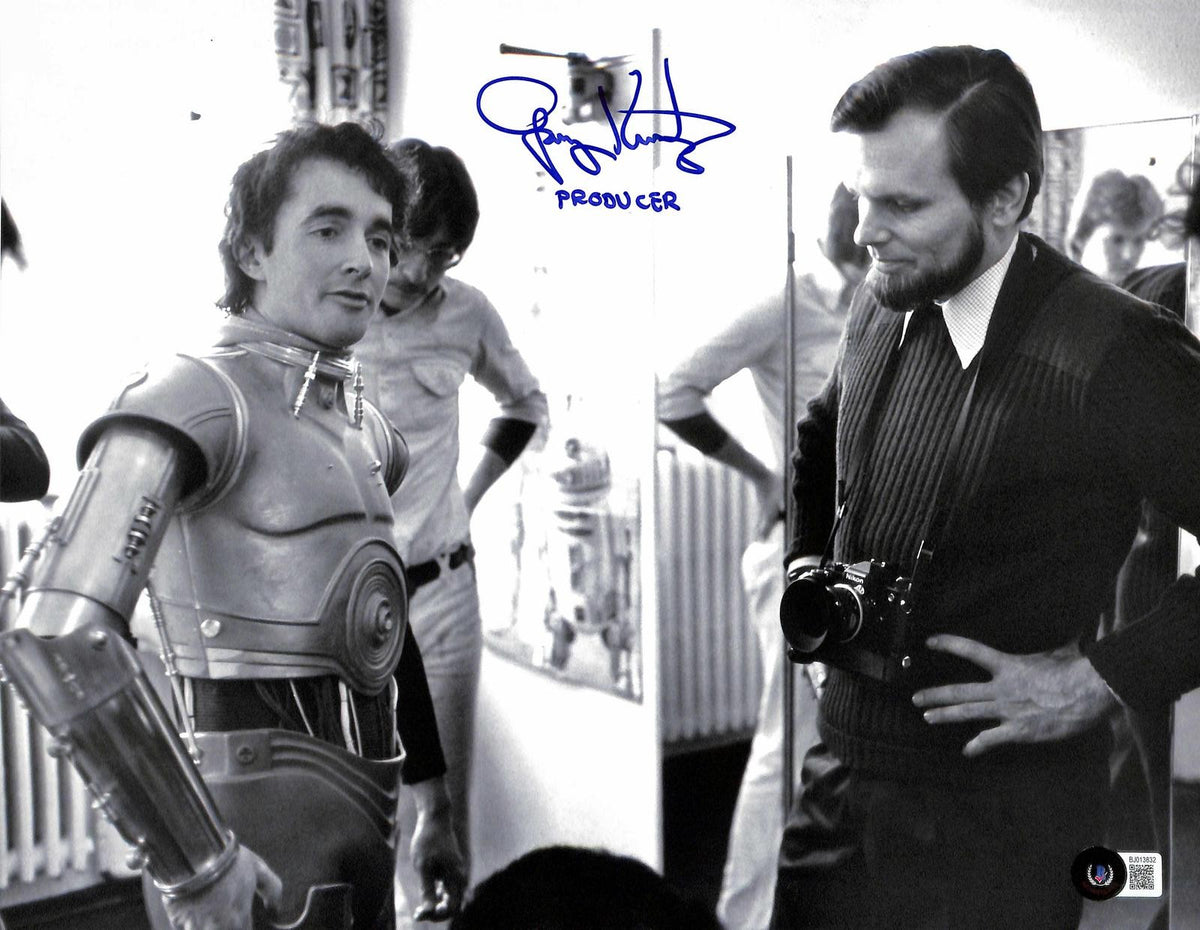 Gary Kurtz Signed Star Wars ANH BHS 11x14 Photo Beckett0