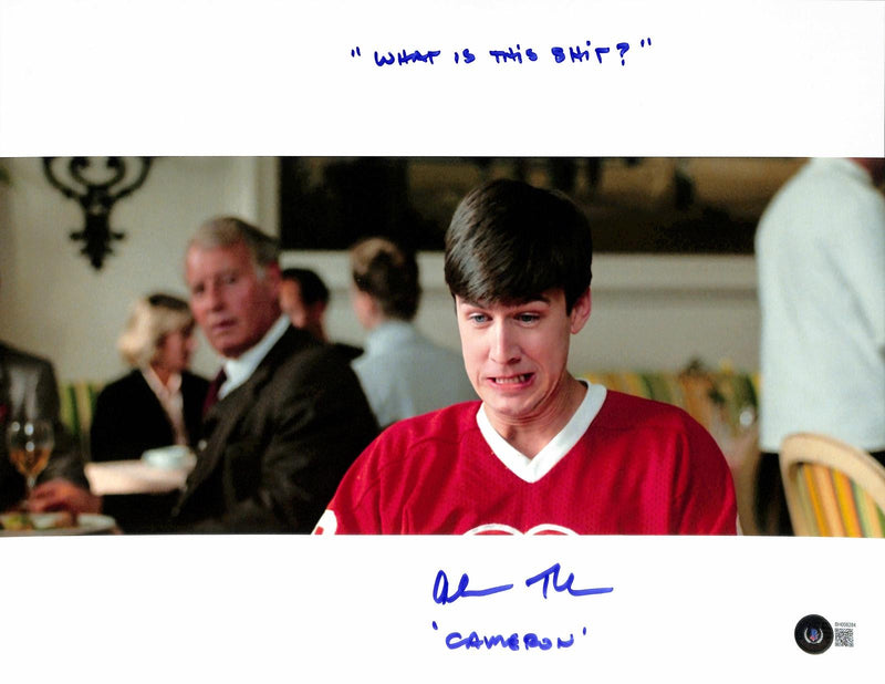 Alan Ruck Ferris Bueller's Day Off Signed 11x14 Photograph BECKETT0