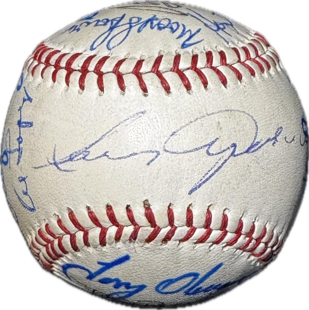 MLB Old Timers & Alumni Multi-Signed Baseball by 14 Legends Beckett0