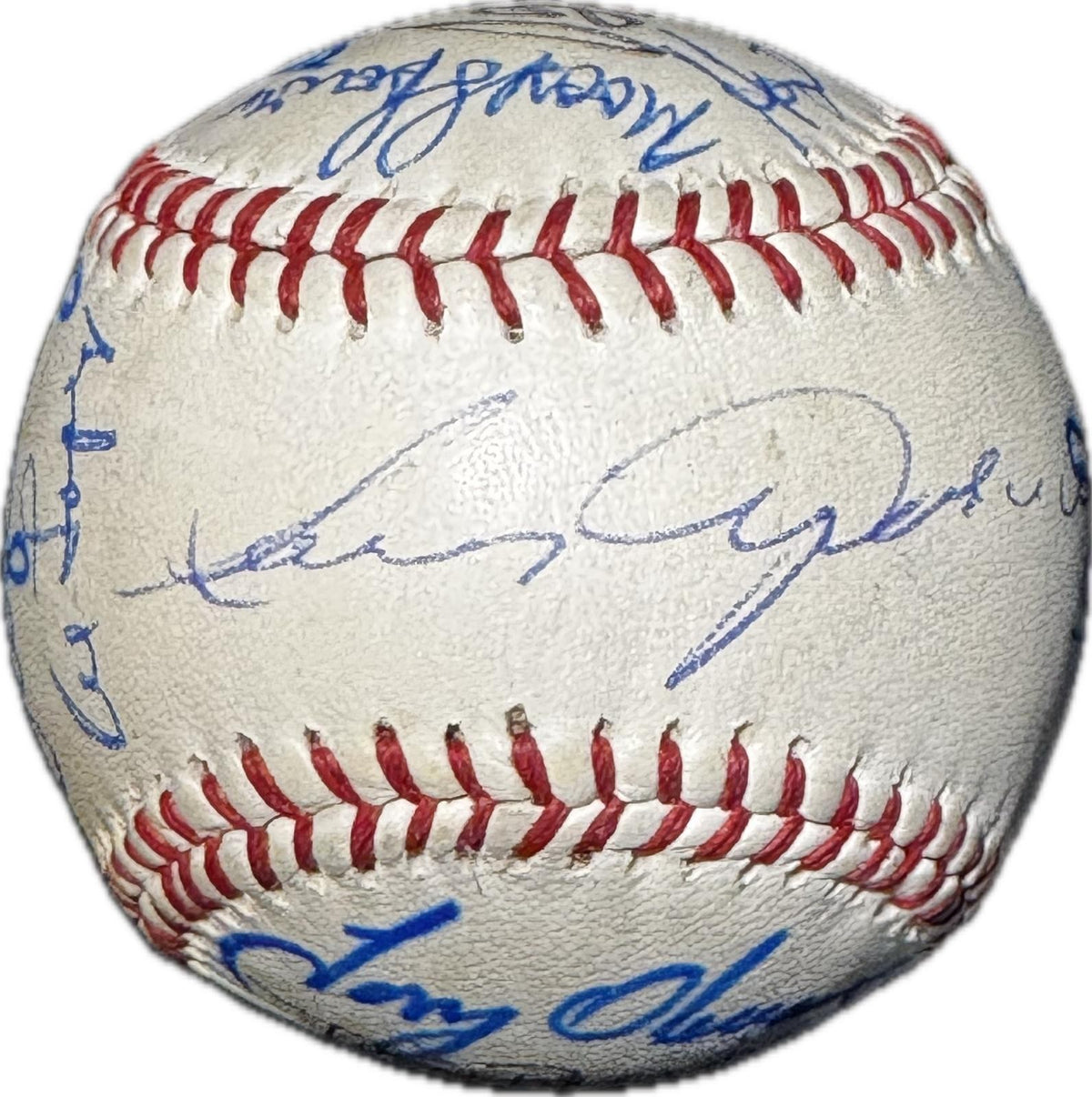 MLB Old Timers & Alumni Multi-Signed Baseball by 14 Legends Beckett0