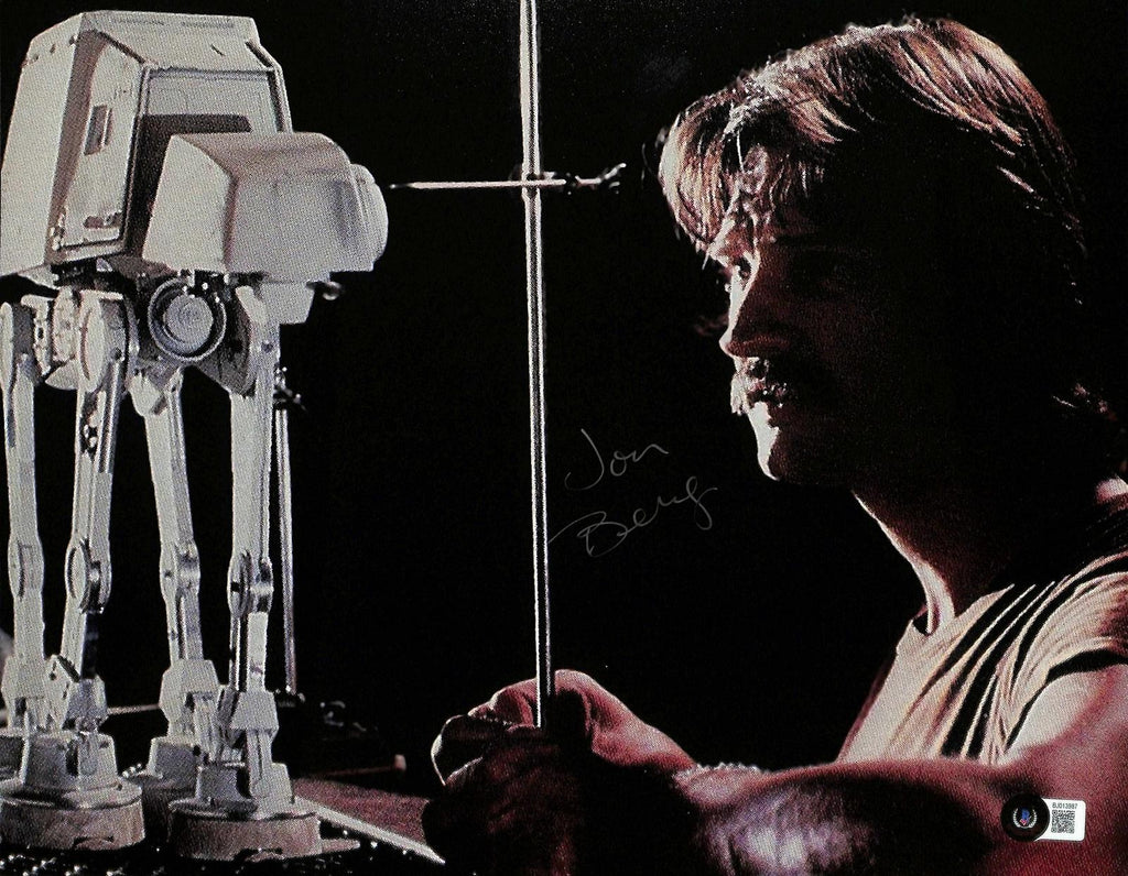 Jon Berg Signed Star Wars ESB ILM AT-AT 11x14 Photo Beckett Certified0