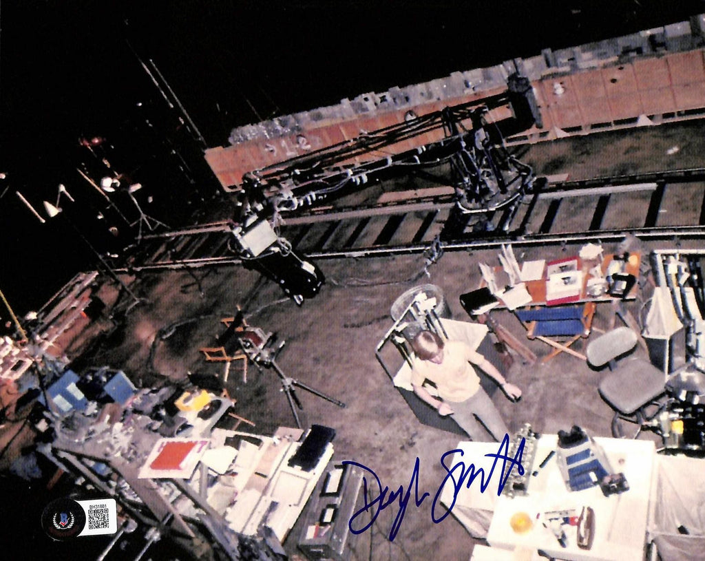 Douglas Smith Signed Star Wars ILM 8x10 Behind-the-Scenes Photo Beckett0