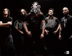 Anthrax Band X3 Signed Photograph 11x14 Beckett LOA0