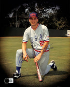 Robin Ventura Signed Team USA 8x10 Baseball Photo Beckett BAS0