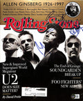 U2 Signed Rolling Stone Full Magazine Bono, The Edge, Mullen Jr. BECKETT0