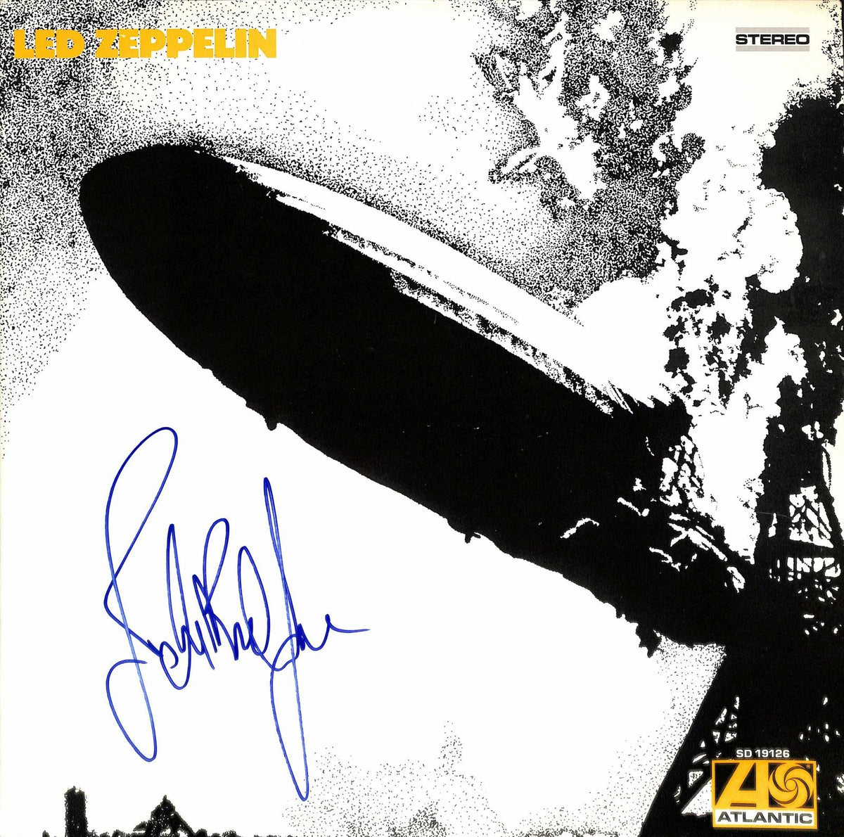John Paul Jones Signed Led Zeppelin Debut Album BECKETT0