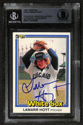 Lamarr Hoyt Signed 1981 Donruss White Sox Card Beckett0