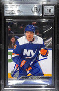 Bo Horvat Signed 2023-24 Upper Deck Islanders Card Beckett AUTO 100