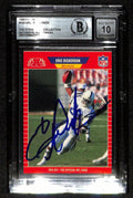 Eric Dickerson Signed 1989 Pro Set Update Colts Card Beckett Auto 100