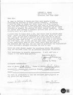 Willie Wells Negro League Legend BB HOF Signed Questionnaire From 1975 BECKETT0