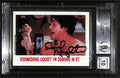 David Naughton Signed Fright Flicks Trading Card Beckett Auto 100