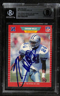 Everson Walls Signed 1989 Pro Set Dallas Cowboys Card Beckett0