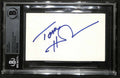 Tom Heinsohn Boston Celtics Legend Signed 3X5 Index Card BECKETT AUTOGRAPH0