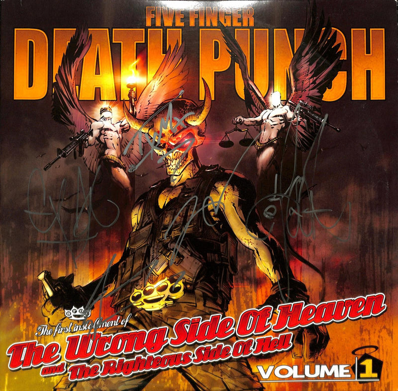 Five Finger Death Punch Signed Album BECKETT0