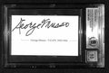 George Musso Chicago Bears HOF Signed Cut Autograph Beckett Auto Grade 100