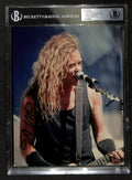 James Hetfield Metallica Signed 8x10 Concert Photo Beckett Auto 100