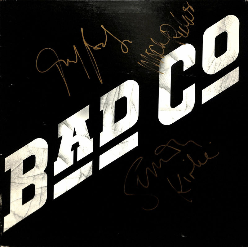 Bad Company  Kirk, Rodgers, Ralphs Signed Self Titled Album BECKETT0