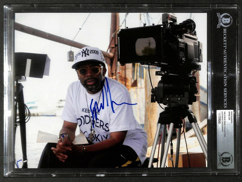 Spike Lee Signed 8x10 Photo Beckett Slab0