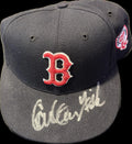 Carlton Fisk Signed Boston Red Sox Commemorative #27 Hat Beckett0