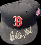 Carlton Fisk Signed Boston Red Sox Commemorative #27 Hat Beckett0